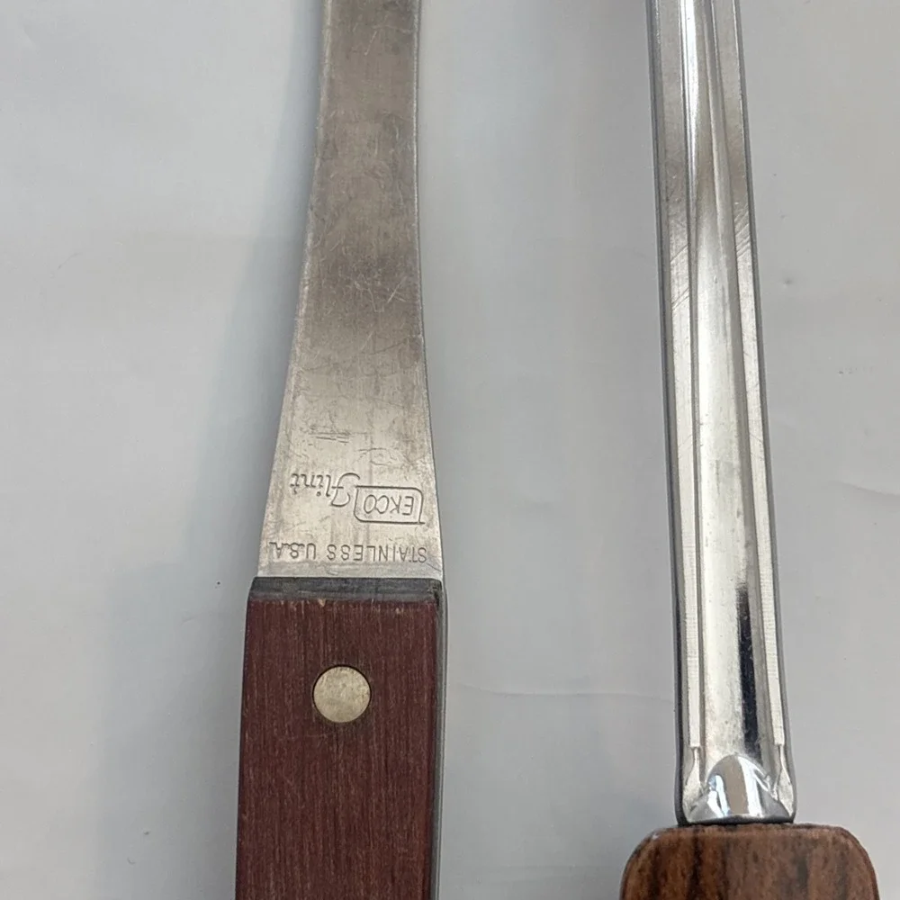 Vintage EKCO FLINT Stainless Lot Of 2‎